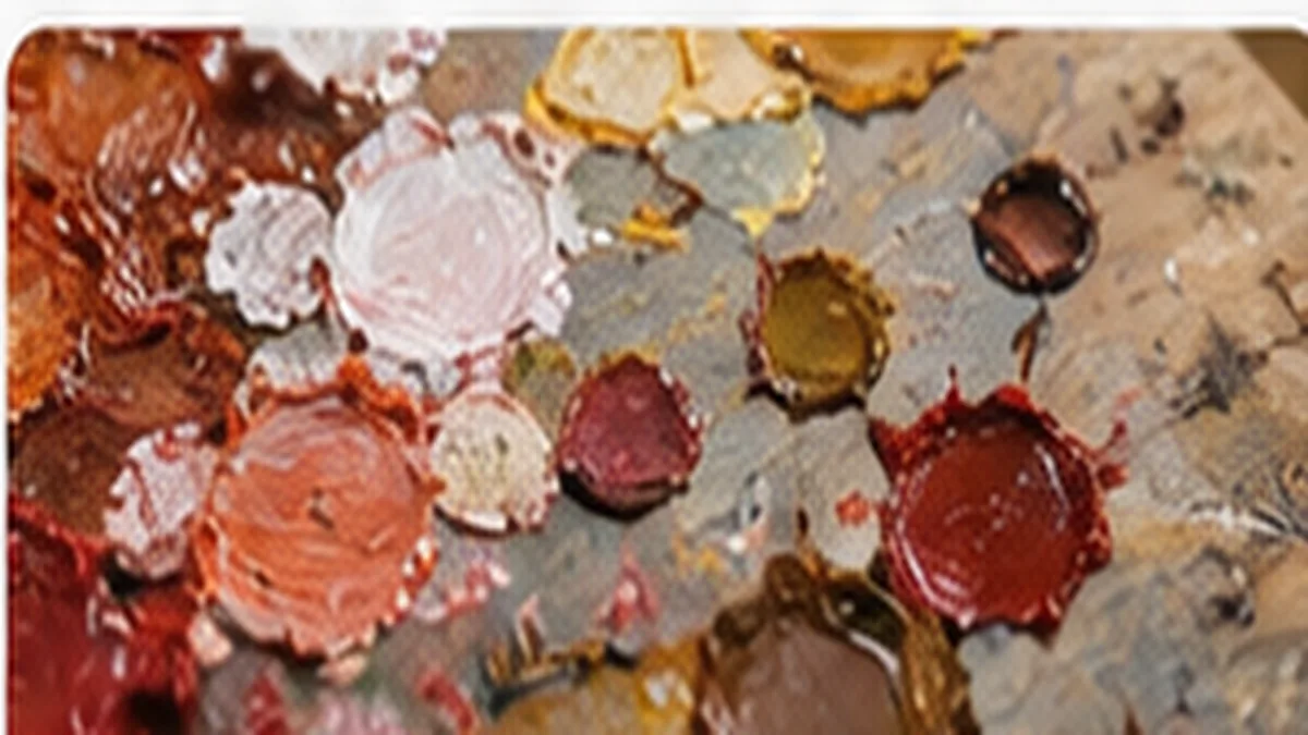 Paint palette and colour