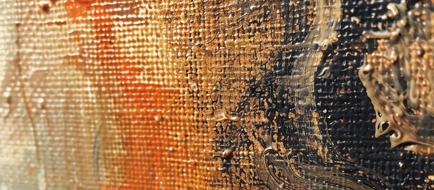 palette knife painting — editorial art detail